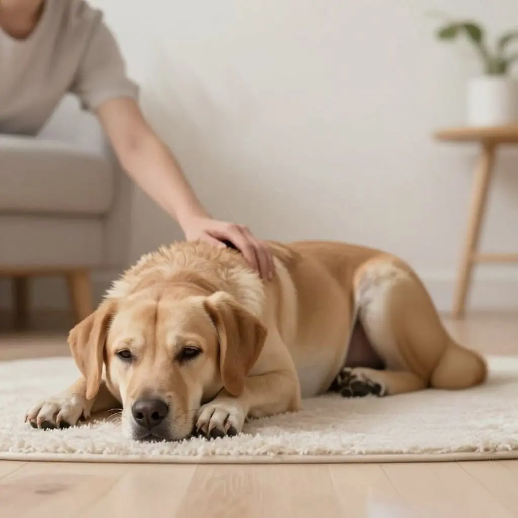 Chien adulte recevant du CBD pour troubles neurologiques, épilepsie idiopathique
