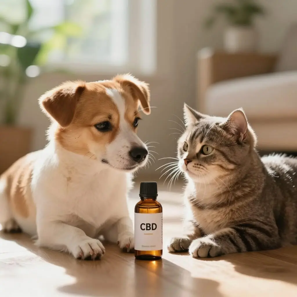 Huile de CBD pour soulager les douleurs et le stress chez les animaux